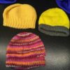 Bonnet laine bébé jaune et gris – Image 4
