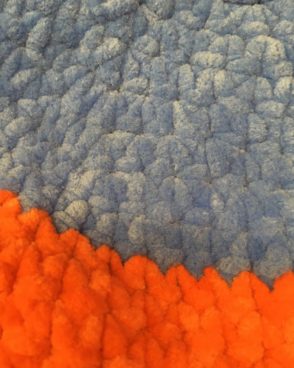 Bonnet en laine chenille enfant multicolore