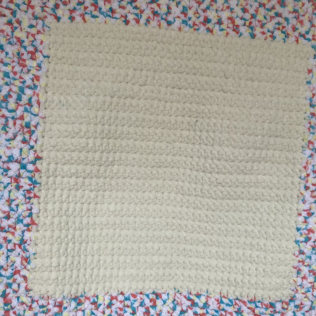 Couverture bleu canard avec cœur moucheté – Image 8