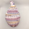 Bonnet laine bébé dégradé de mauves – Image 3